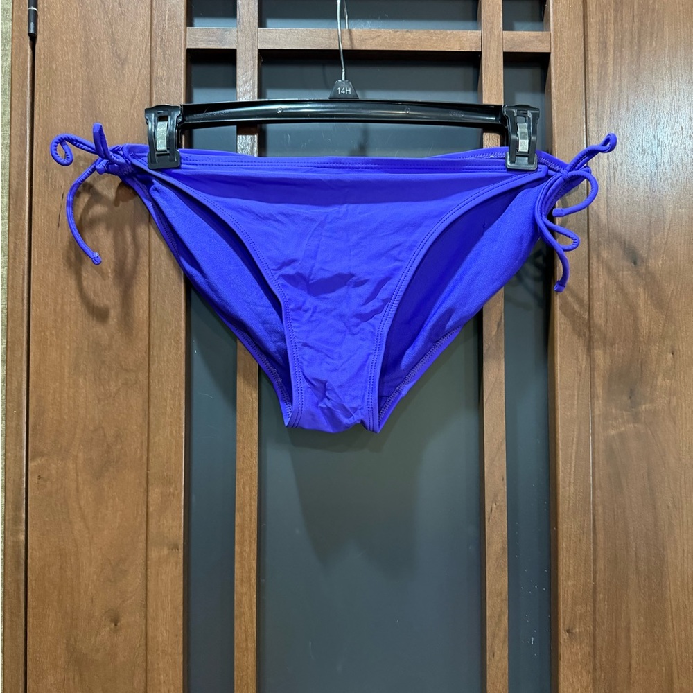 OP Vibrant Purple Side Tie Bikini Bottom